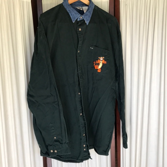 Vintage The Disney Catalog jean shirt Sz L Tall
